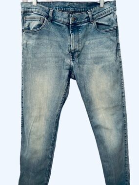 Dr. Denim Clark Shaded Mid Blue G54 Skinny Jeans 34/32